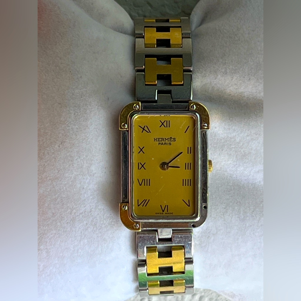 Read Herms Croisire Watch In 18k Gold Plated Ladies Watch